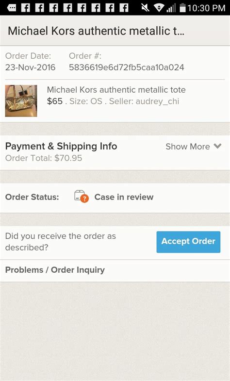 Michael Kors shipping tracker